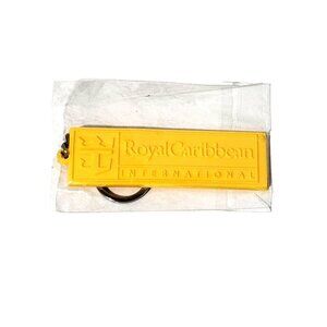 Royal Caribbean International Keychain New In Package Rubber Flexible 3"